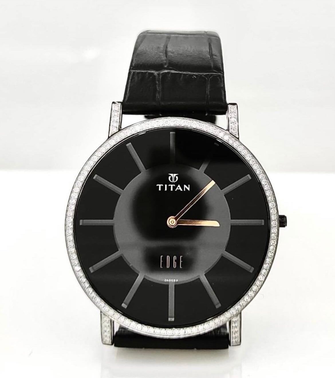 Iced up Titan Watch (Natural Diamonds)