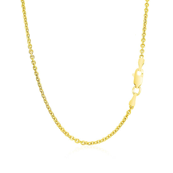 14k Yellow Gold Forsantina Lite Cable Link Chain 1.9mm