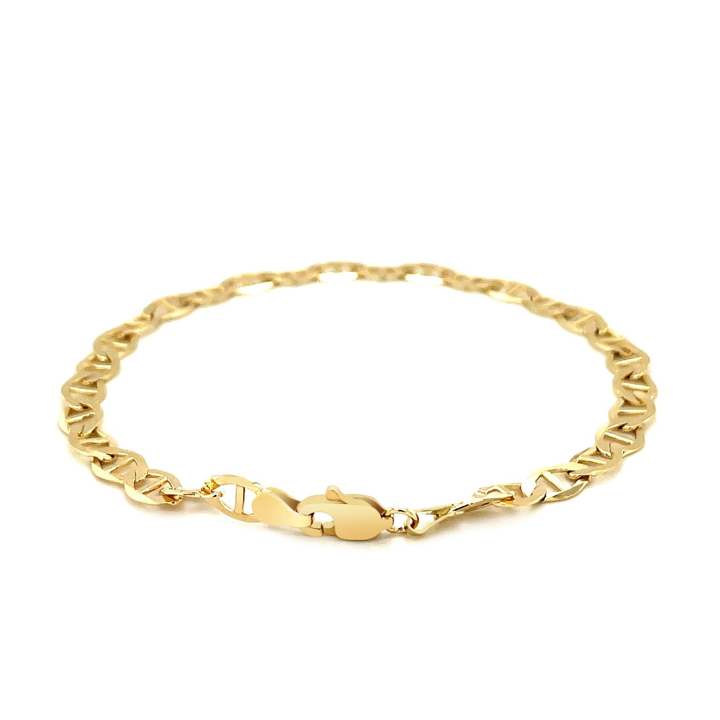 5.5mm 14k Yellow Gold Mariner Link Bracelet