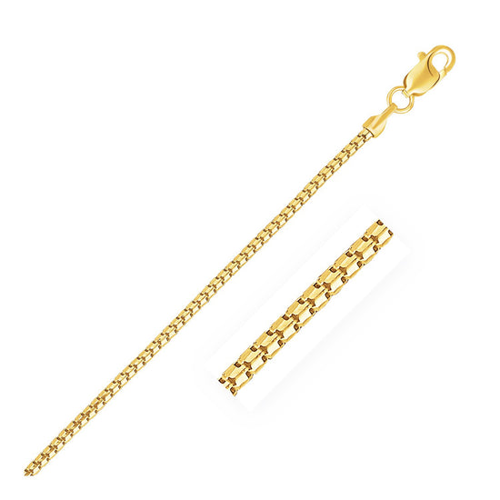 14k Yellow Gold Ice Chain 1.3mm