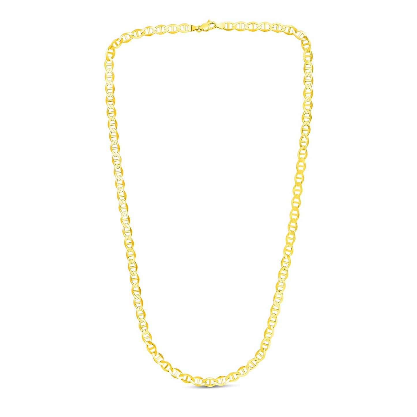 5.5mm 10k Yellow Gold Mariner Link Chain