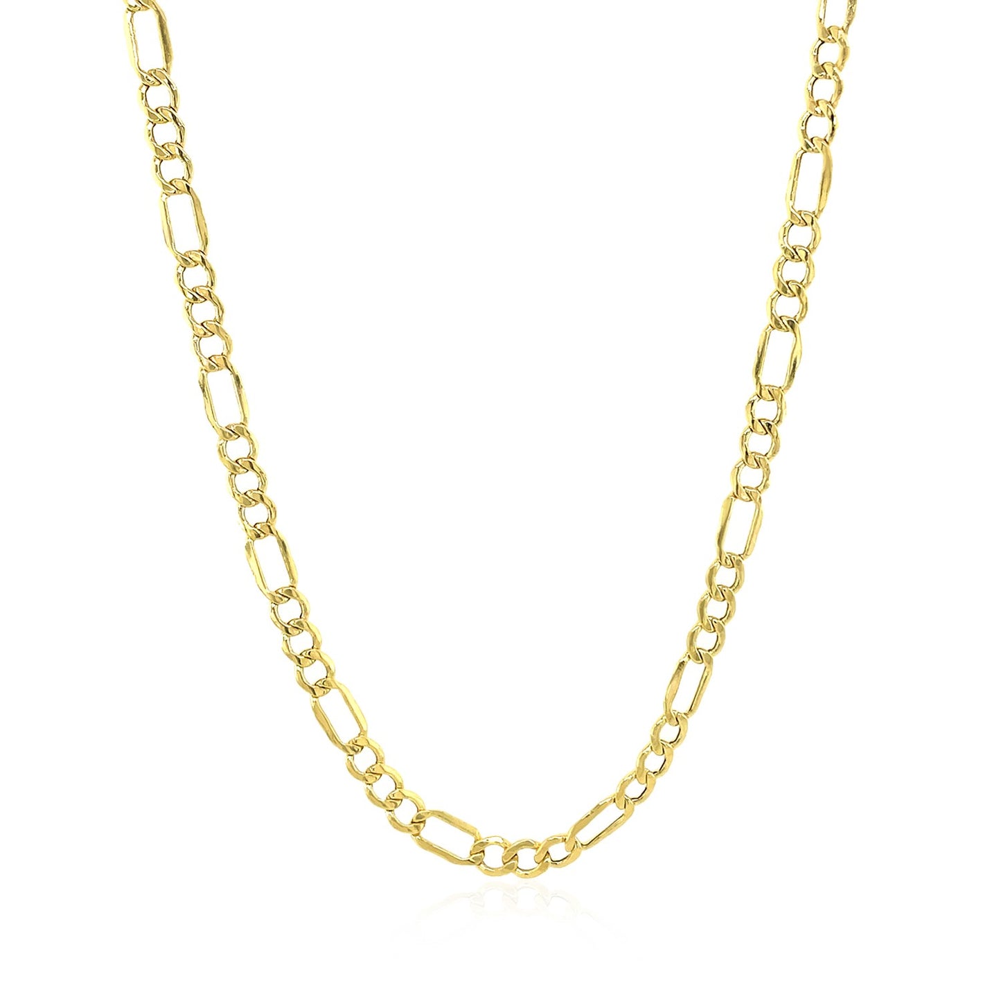 2.8mm 10k Yellow Gold Lite Figaro Chain