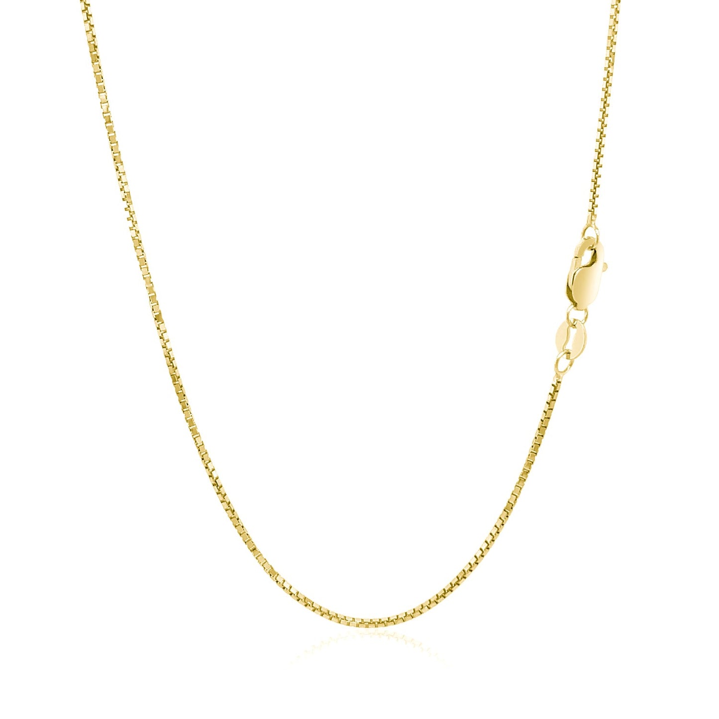 14k Yellow Gold Octagonal Box Chain 1.0mm