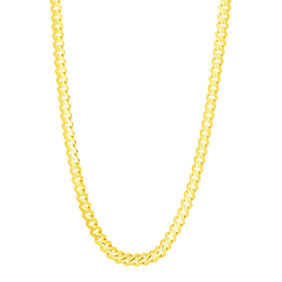 Modern Lite Edge Chain in 14k Yellow Gold (8.0 mm)