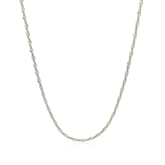 Sterling Silver 1.5mm Adjustable Sparkle Chain