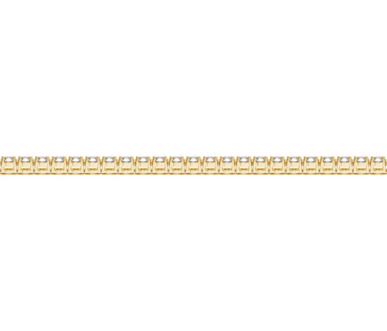 14k Yellow Gold Round Diamond Tennis Bracelet (2 cttw)