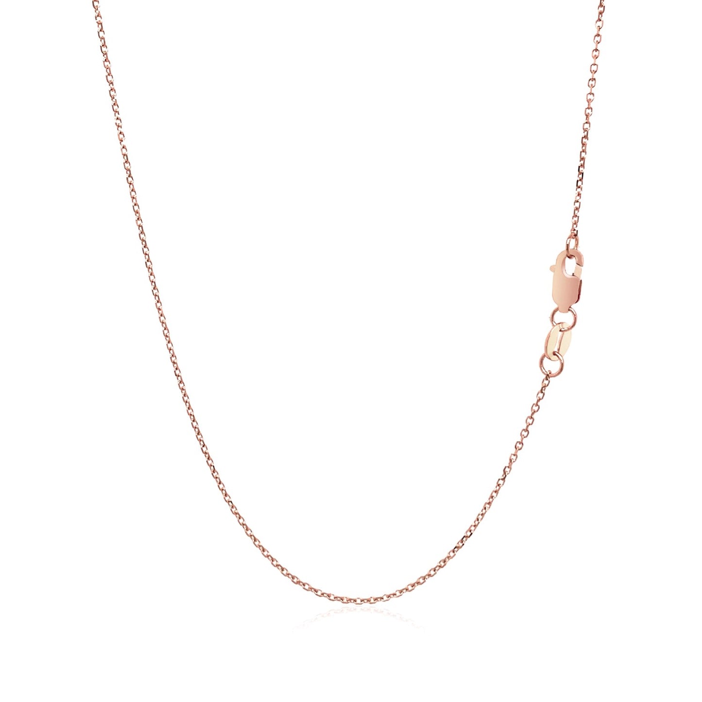 14k Rose Gold Bar Pendant with Diamonds