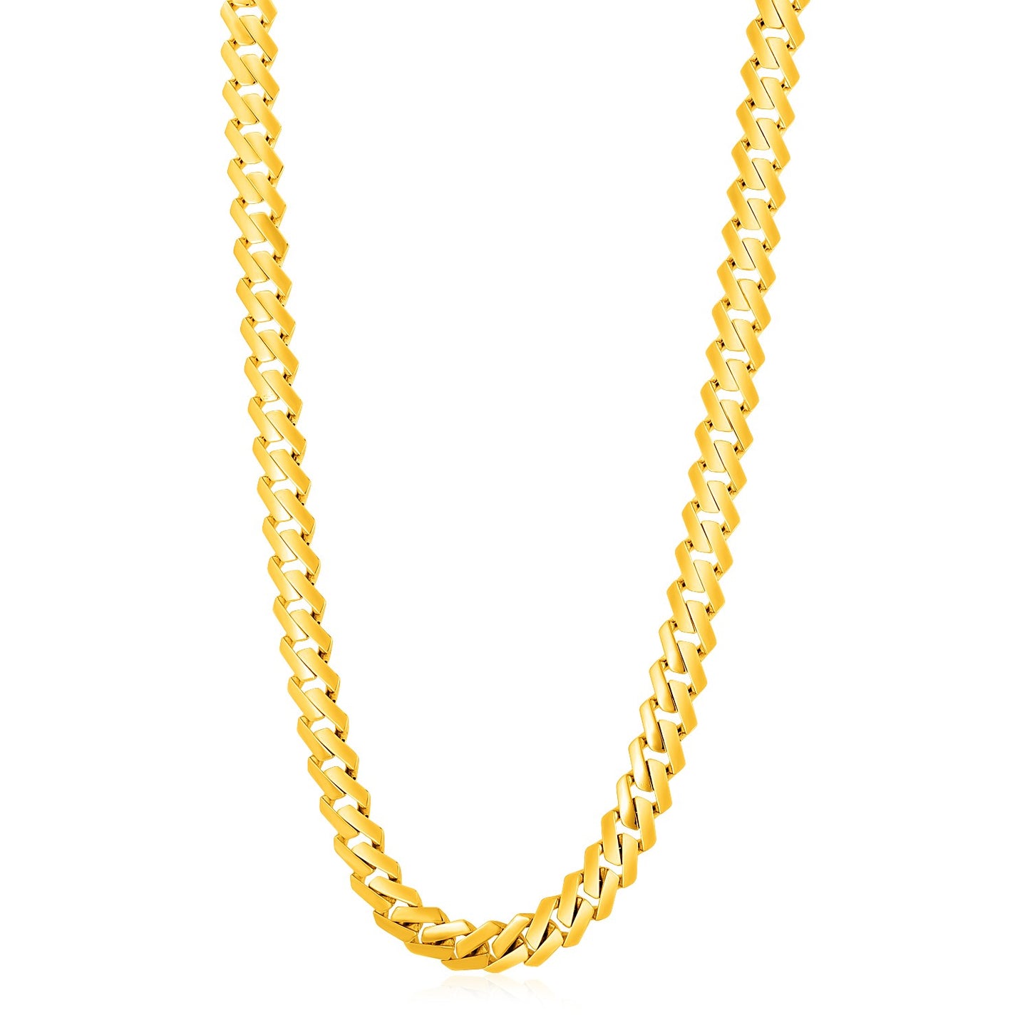 Modern Lite Edge Chain in 14k Yellow Gold (11.5 mm)